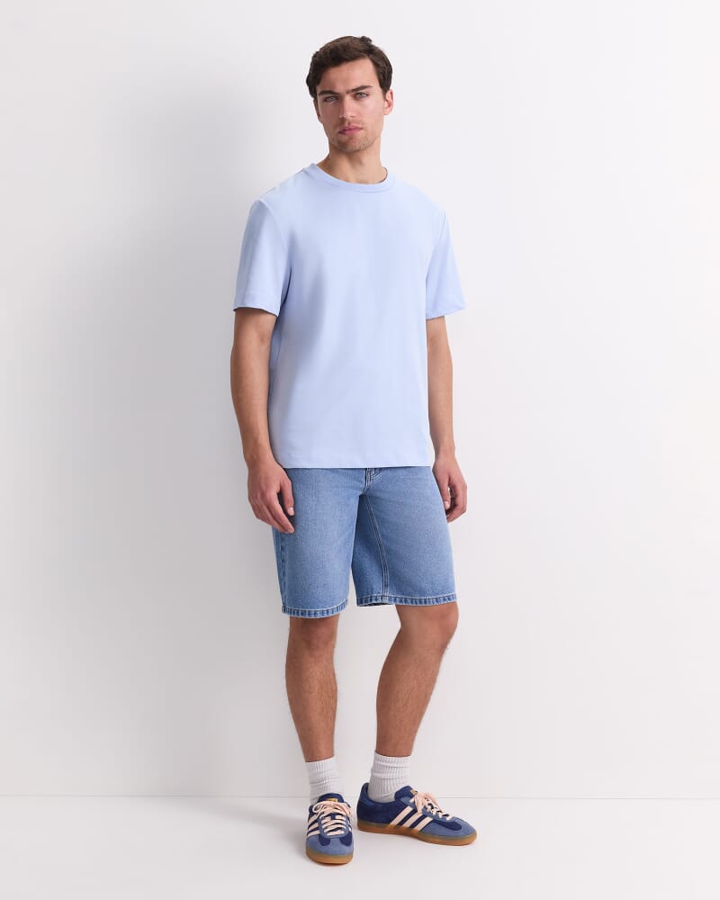 Heavyweight Cotton Tee in SKY