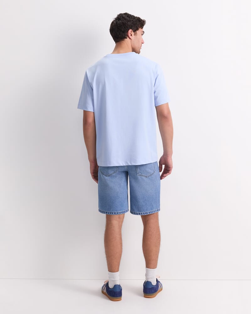 Heavyweight Cotton Tee in SKY