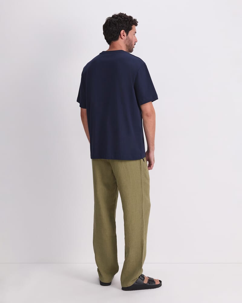 Heavyweight Cotton Tee in NAVY