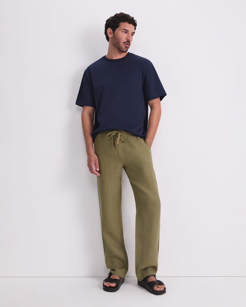 Heavyweight Cotton Tee in NAVY