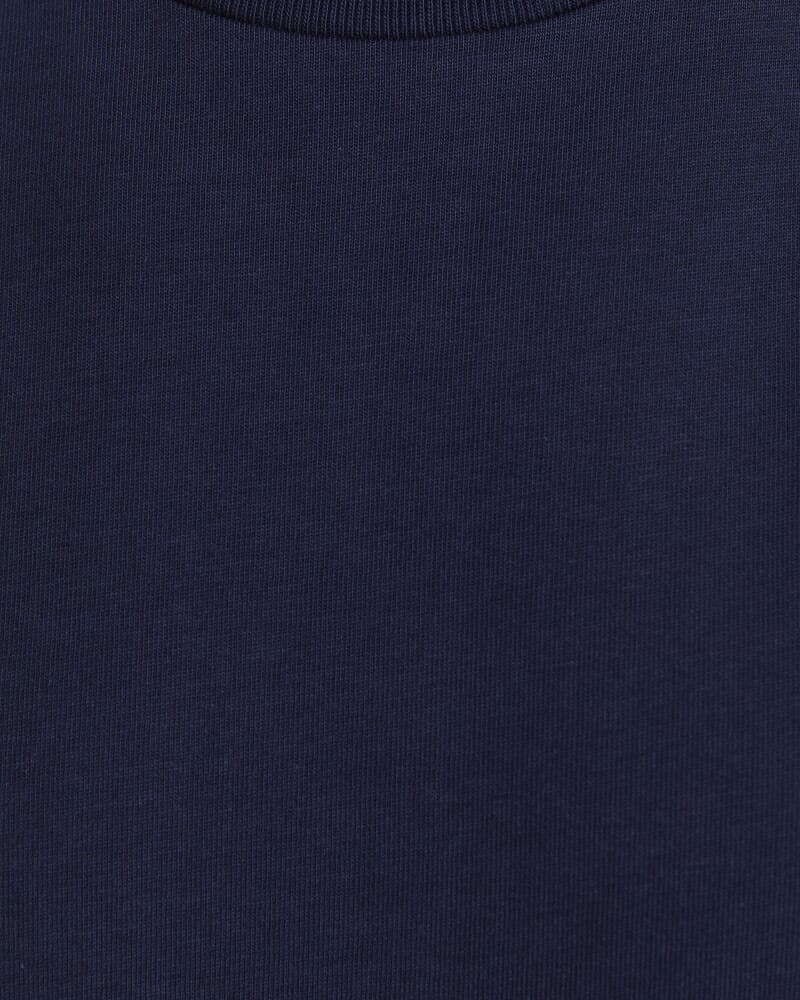 Heavyweight Cotton Tee in NAVY