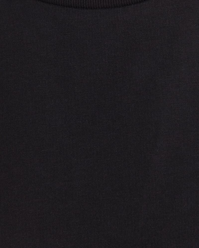 Heavyweight Cotton Tee in WASHED BLACK