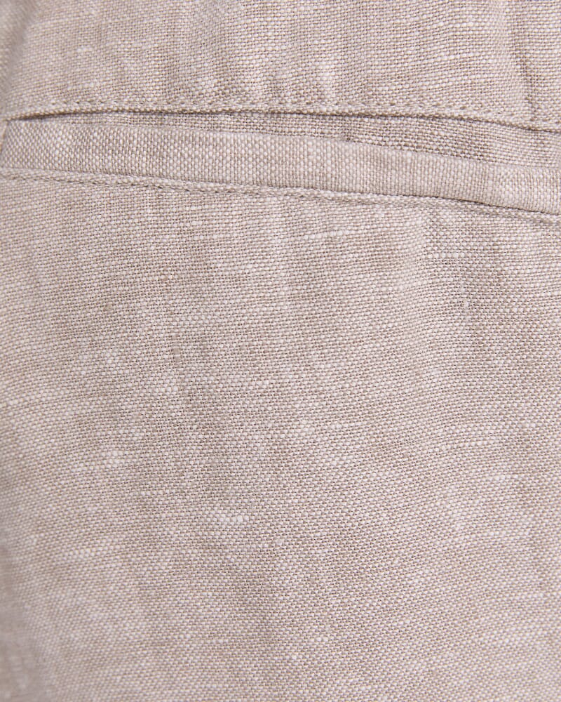 Caffery Yarn-Dyed Linen Pant in CAPPUCCINO