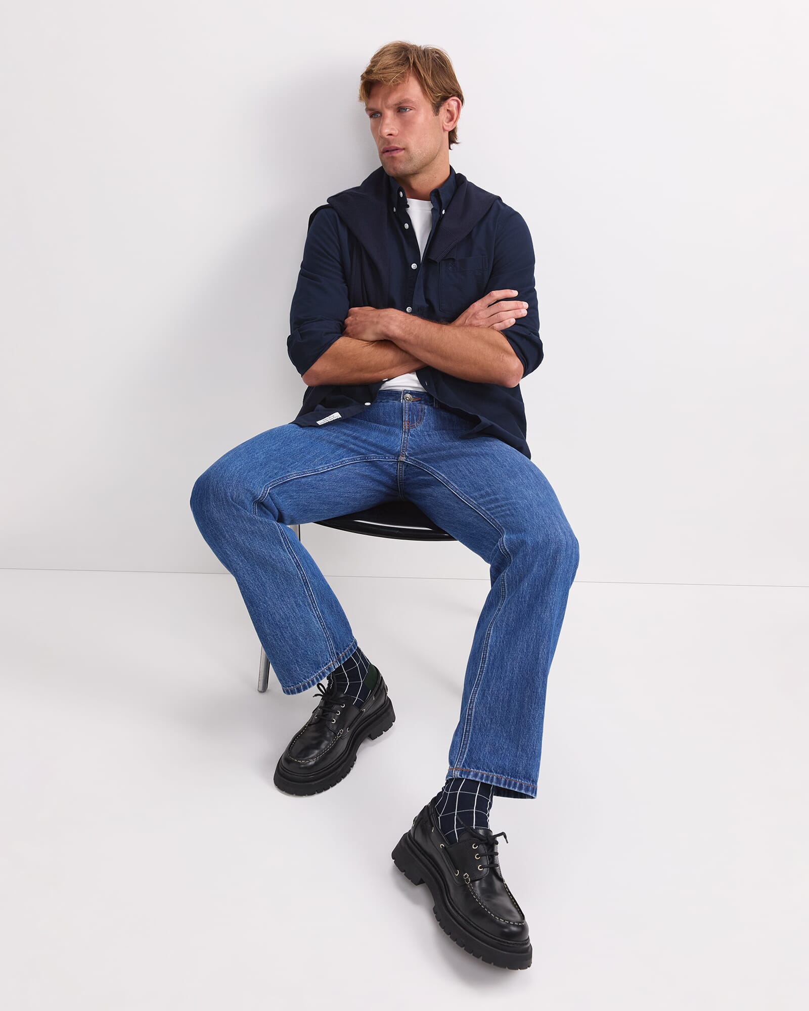 Long Sleeve Oxford Shirt