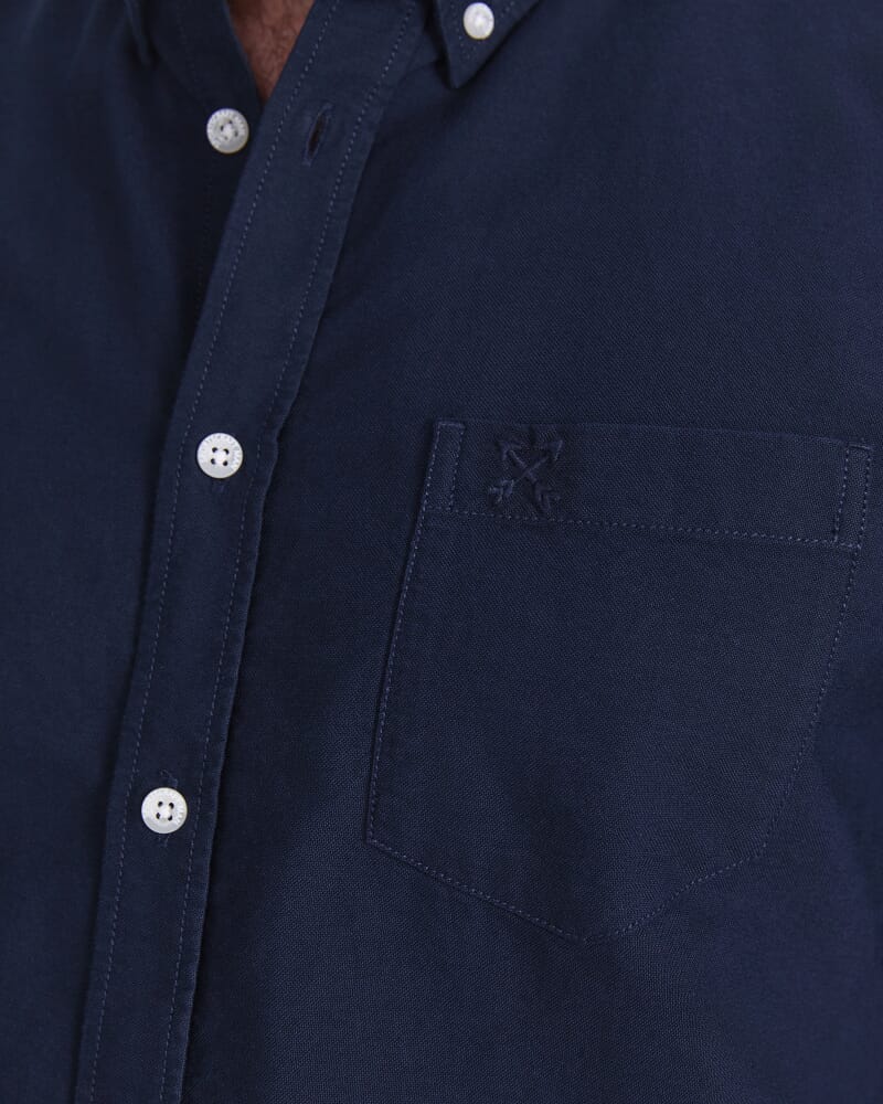Long Sleeve Oxford Shirt in CLASSIC NAVY
