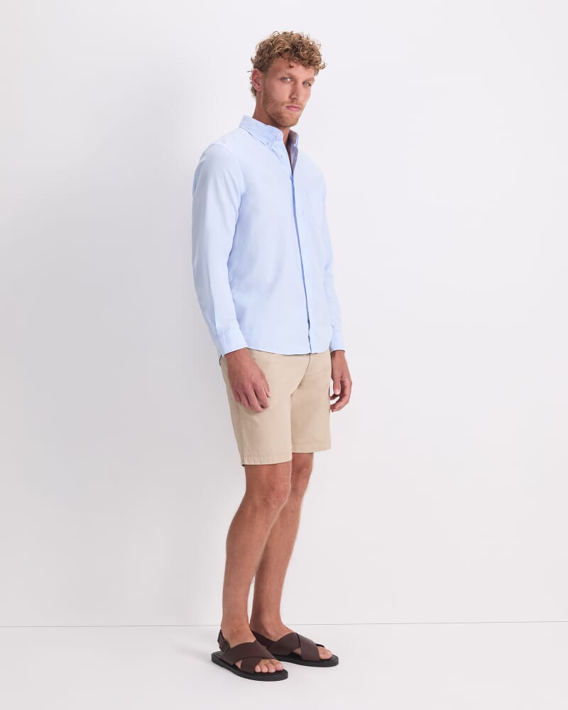 Oxford Long Sleeve Shirt in LIGHT BLUE