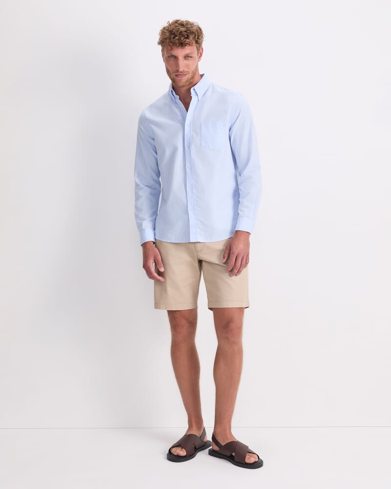 Oxford Long Sleeve Shirt in LIGHT BLUE