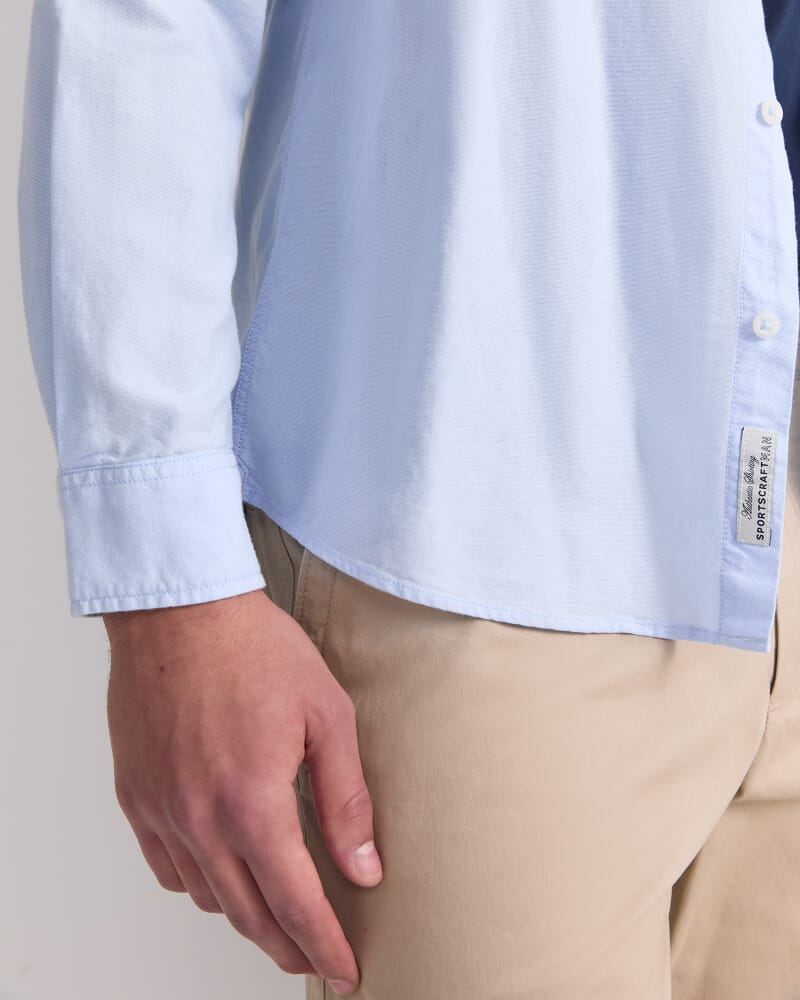 Oxford Long Sleeve Shirt in LIGHT BLUE