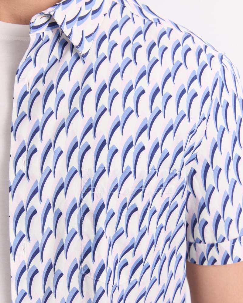 Jay Short Sleeve Liberty Shirt in PINK MULTI