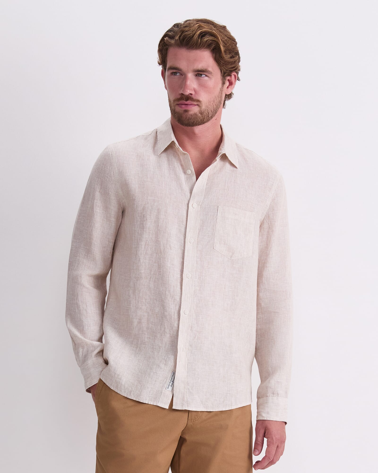 Vinnie Long Sleeve Linen Shirt