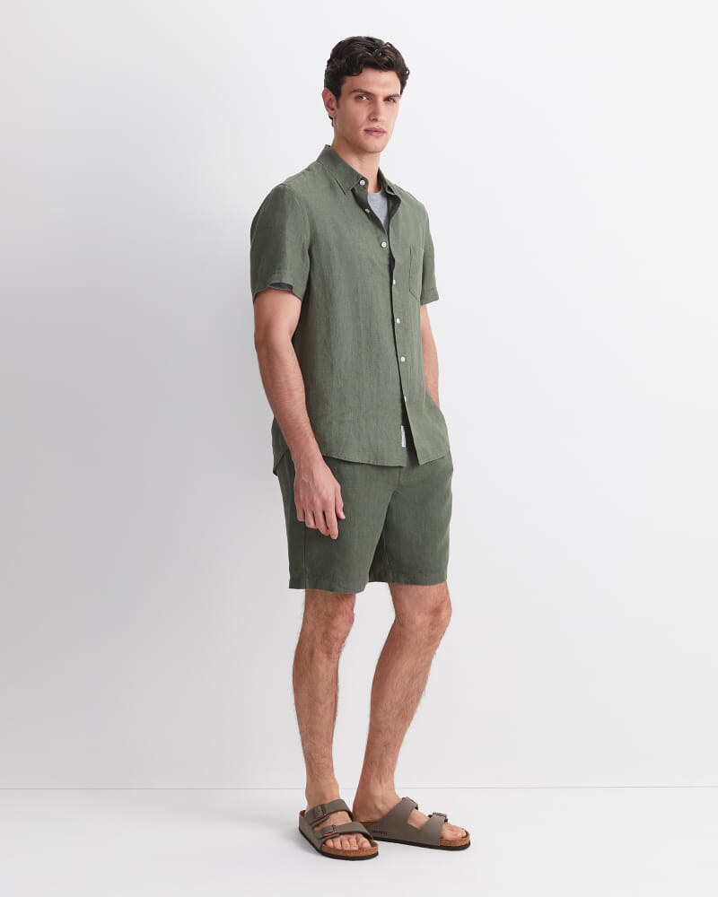 Craig Short Sleeve Shirt in KHAKI
