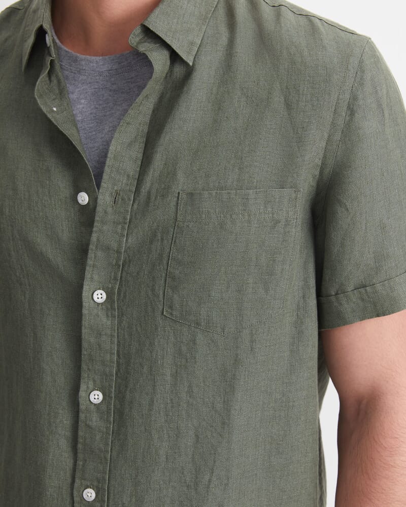 Craig Short Sleeve Shirt in KHAKI