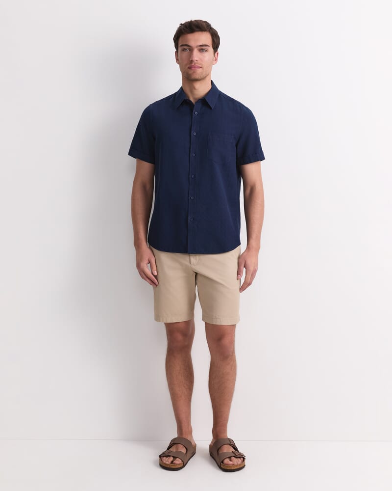 Craig Short Sleeve Shirt in NAVY