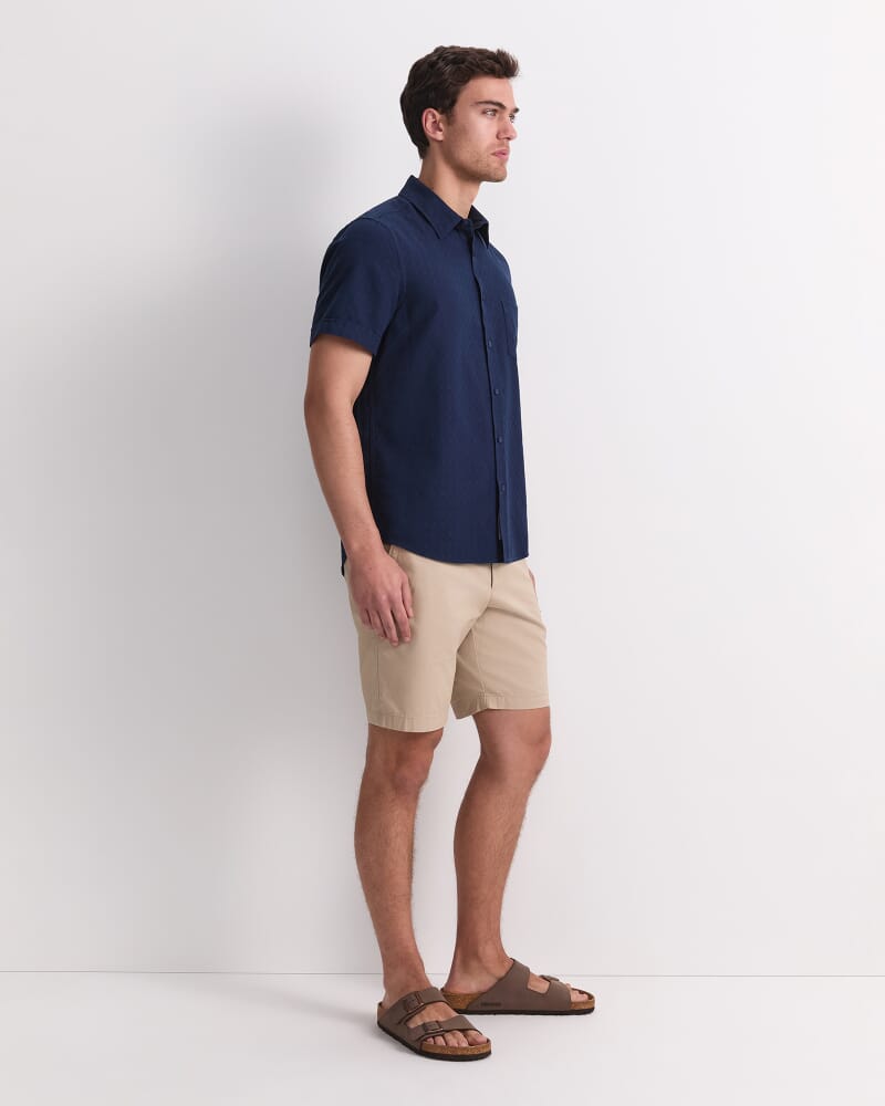 Craig Short Sleeve Shirt in NAVY