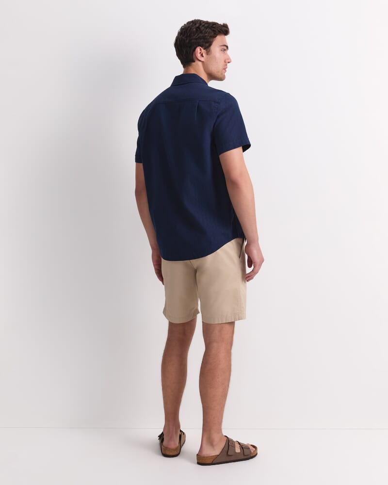 Craig Short Sleeve Shirt in NAVY