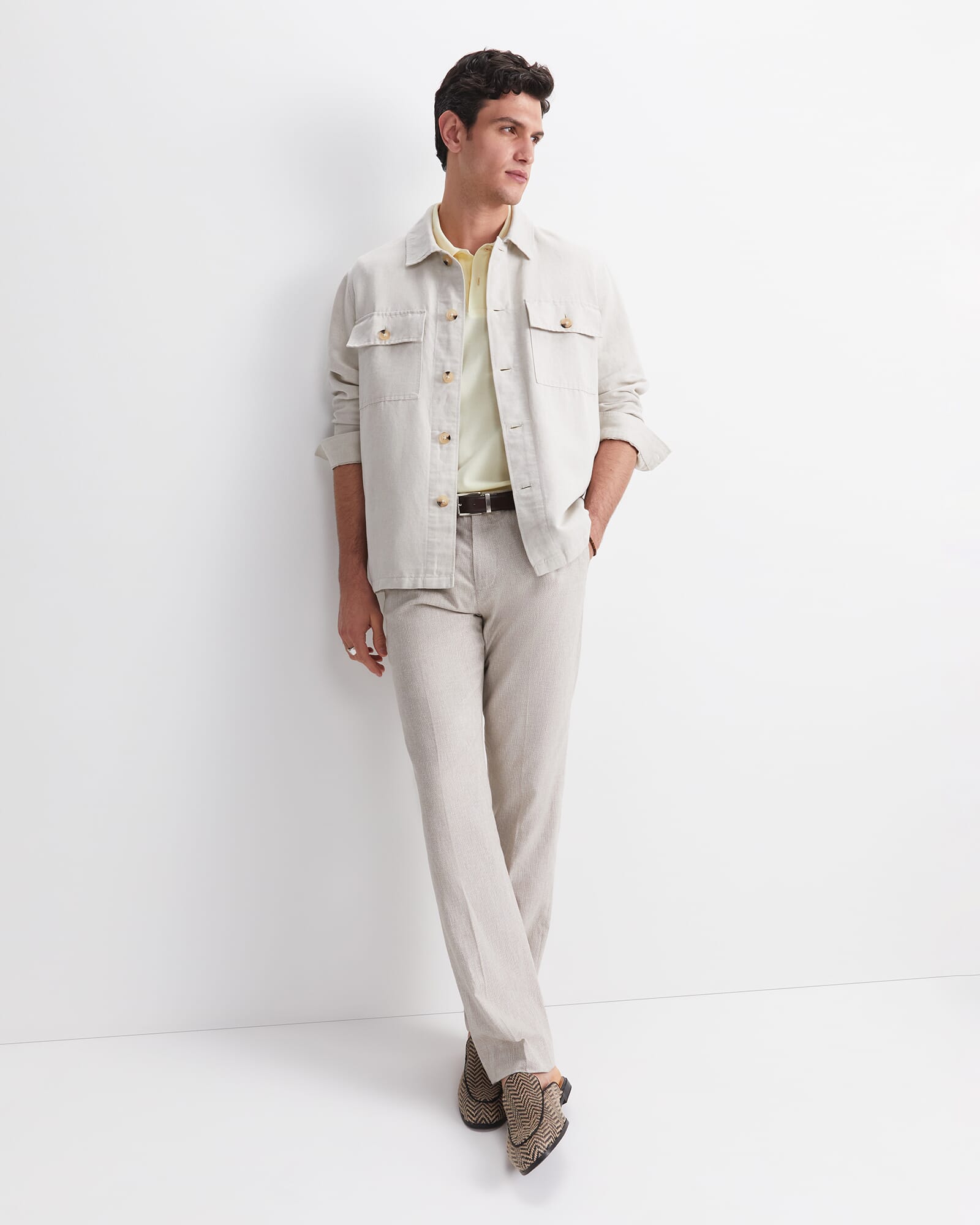 Otis Linen Blend Casual Jacket