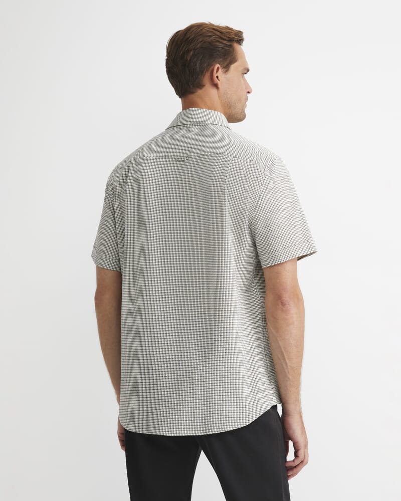 Hewson Short Sleeve Check Shirt in GREEN MULTI