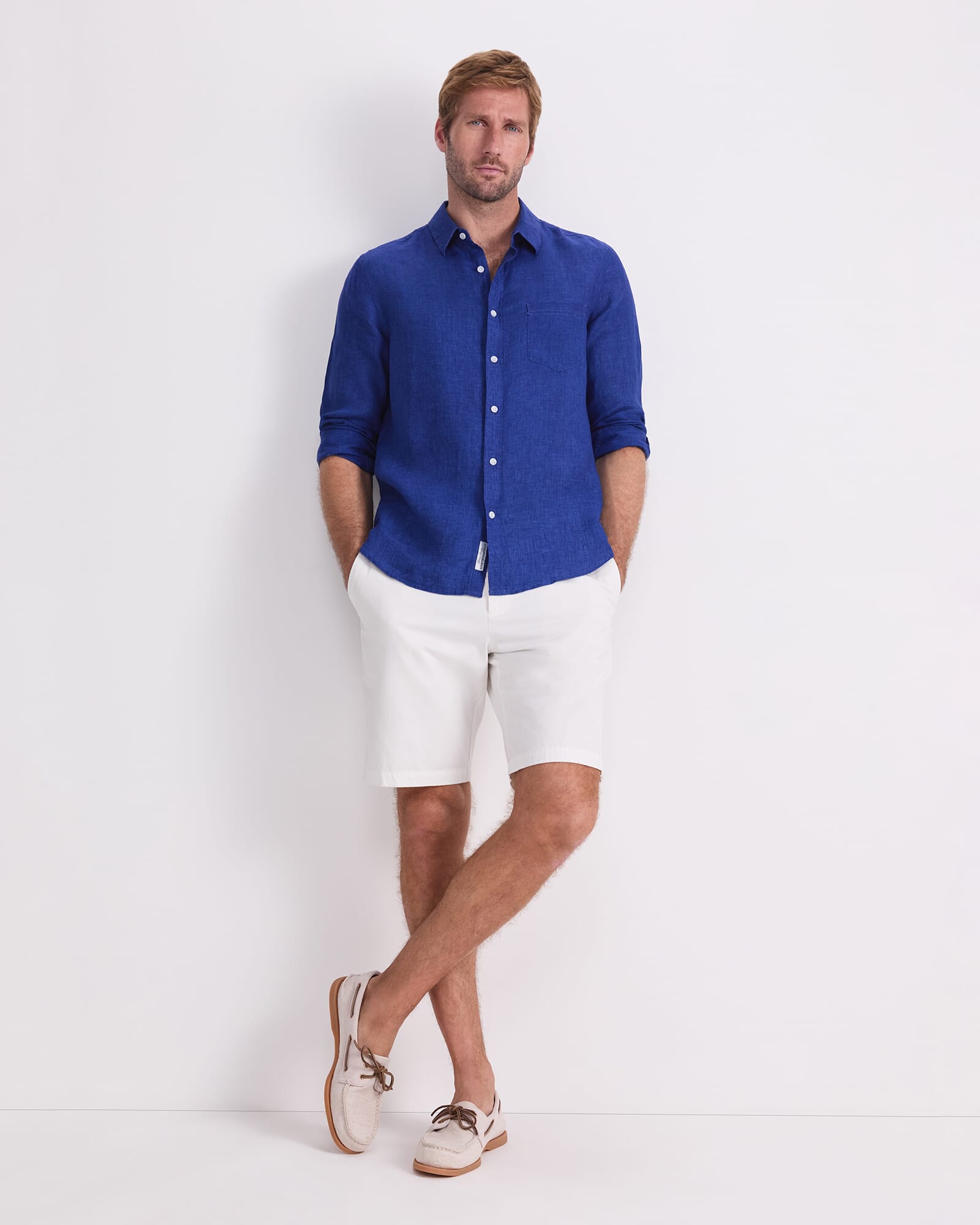 Linen Long Sleeve Delave Shirt