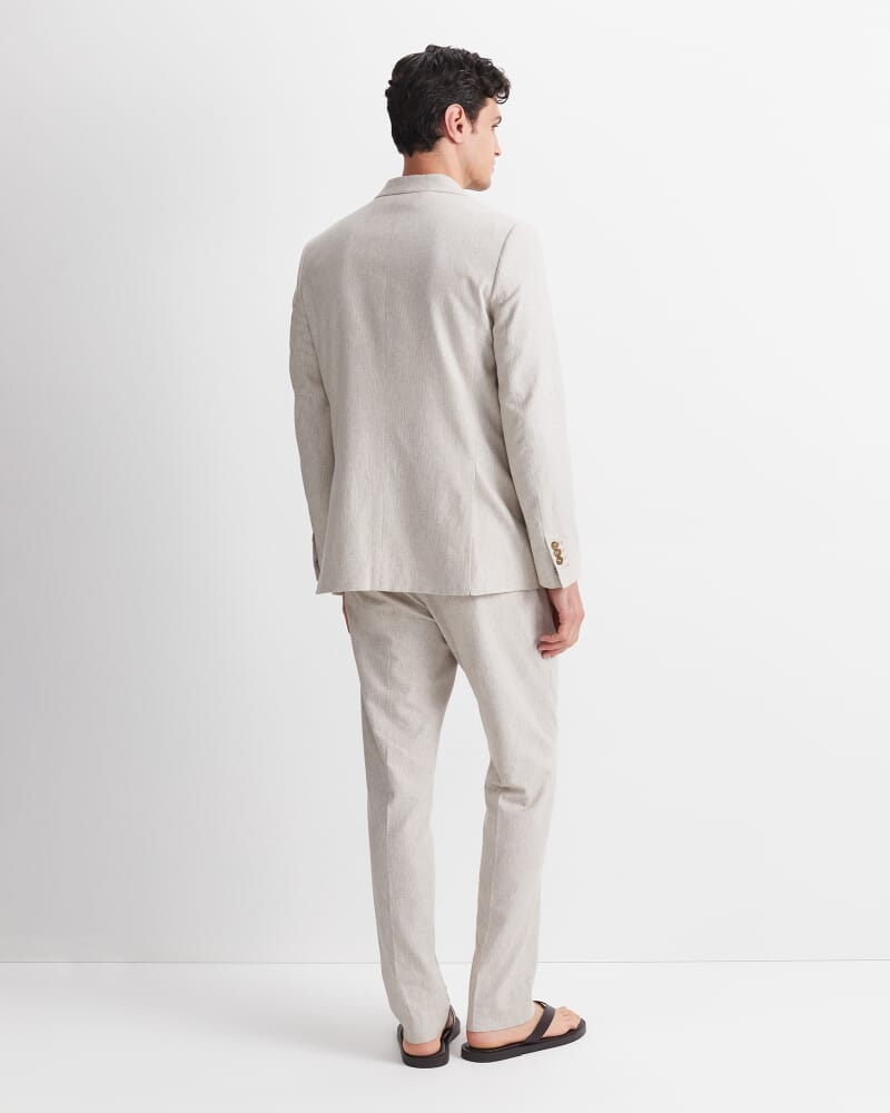 Jeffrey Linen Blend Suit Jacket in NATURAL