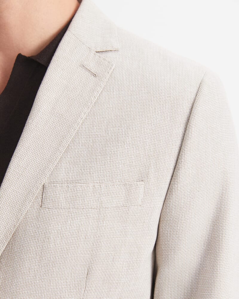 Jeffrey Linen Blend Suit Jacket in NATURAL