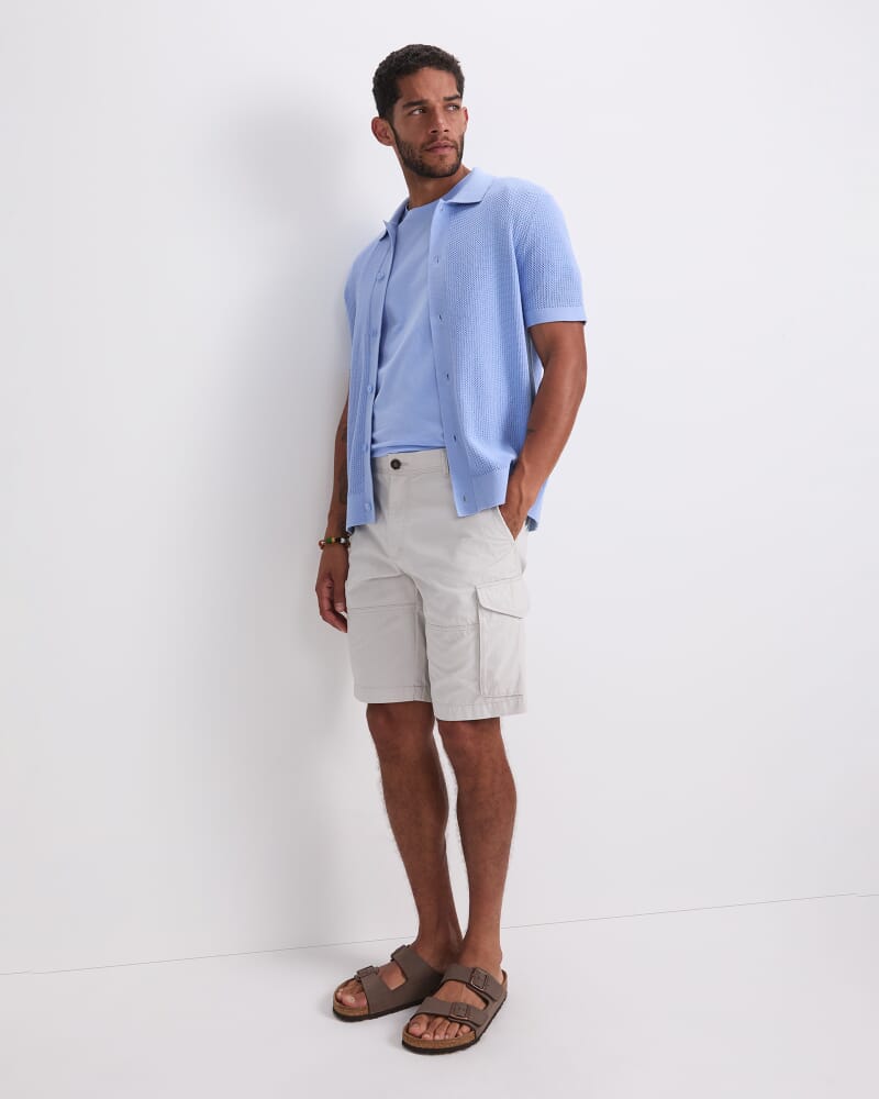 Francis Knit Shirt in SKY