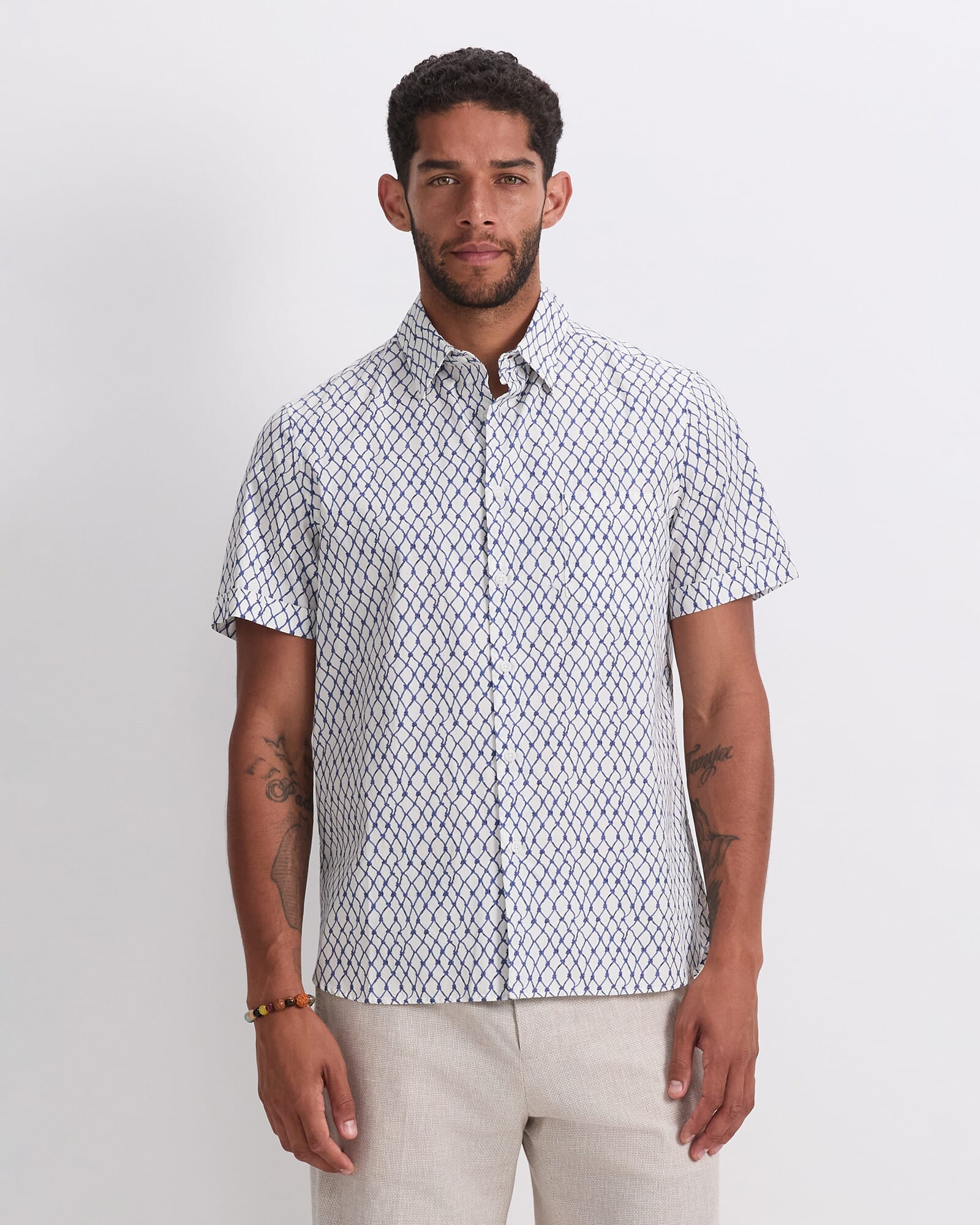 Guy Short Sleeve Liberty Print Shirt