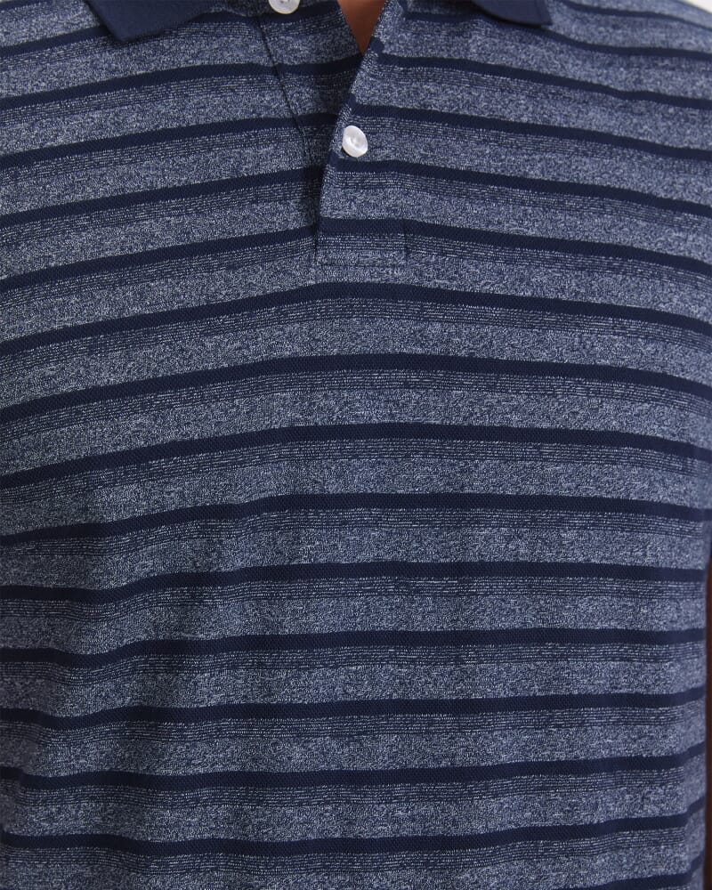 Hugo Stripe Polo in NAVY/WHITE