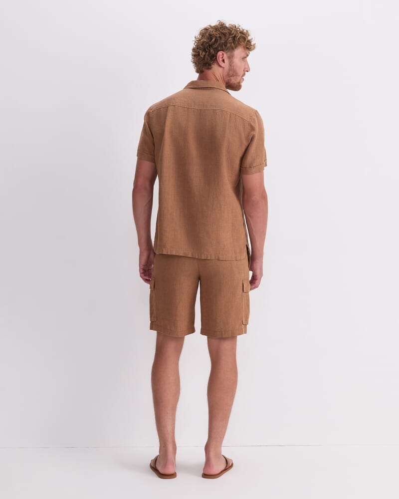Jarvis Embroidery Shirt in CINNAMON