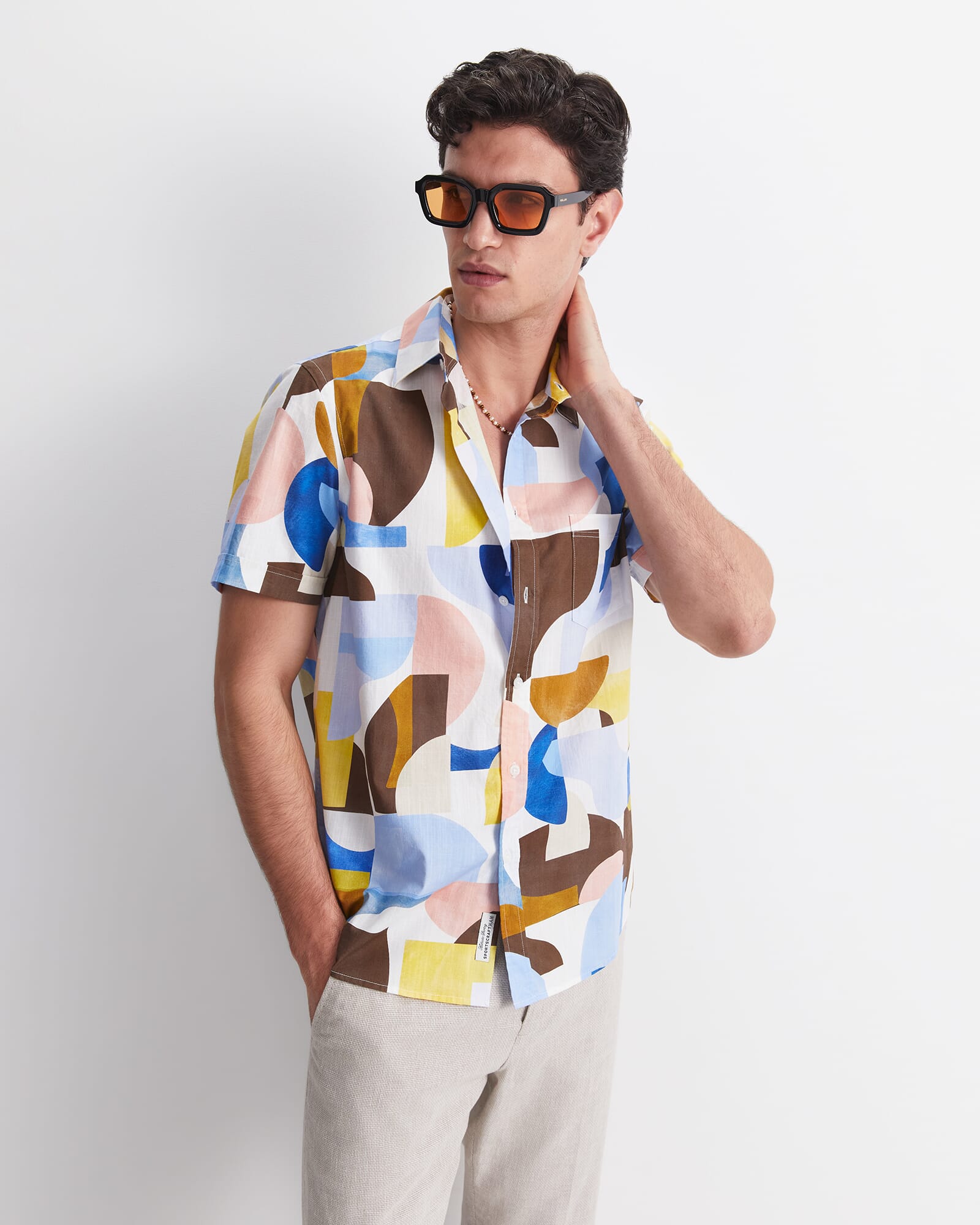 Blake Short Sleeve Print Shirt