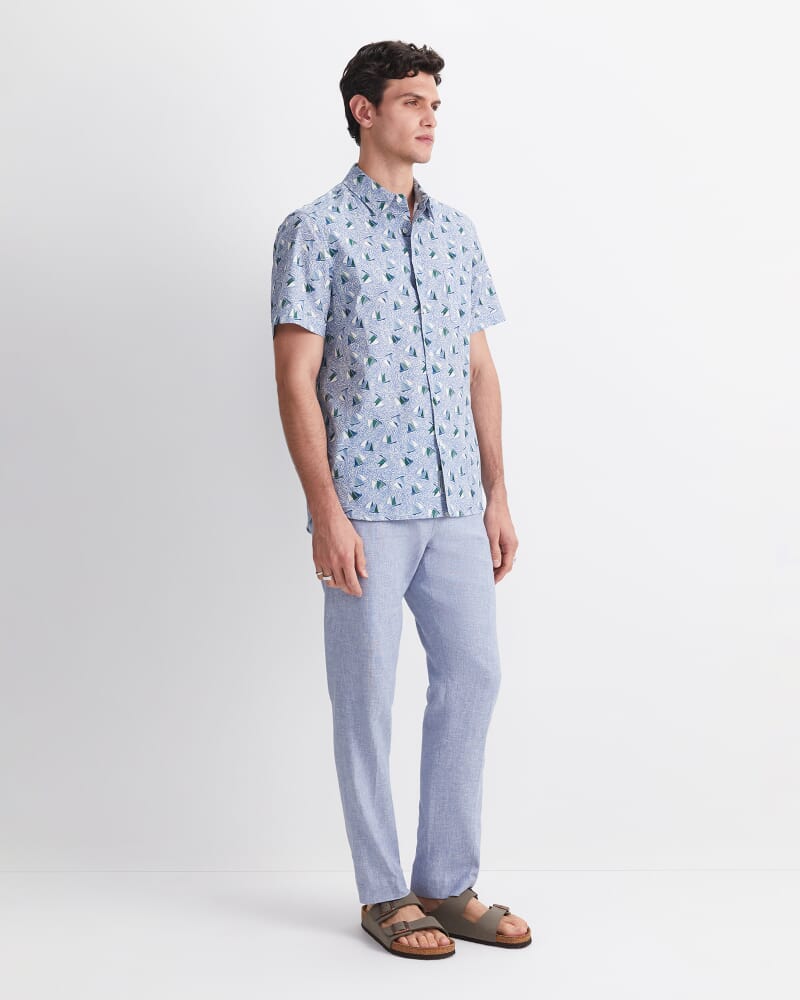 Sail Liberty Print Shirt in BLUE MULTI