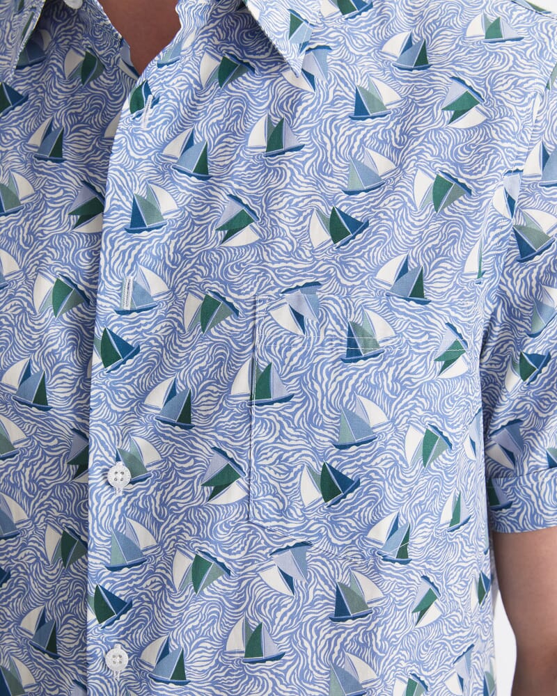 Sail Liberty Print Shirt in BLUE MULTI