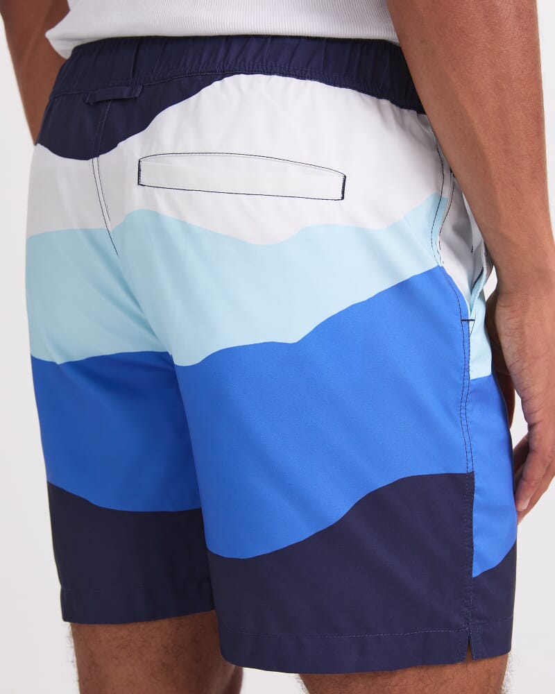 7th Wave Swim Short in BLUE MULTI
