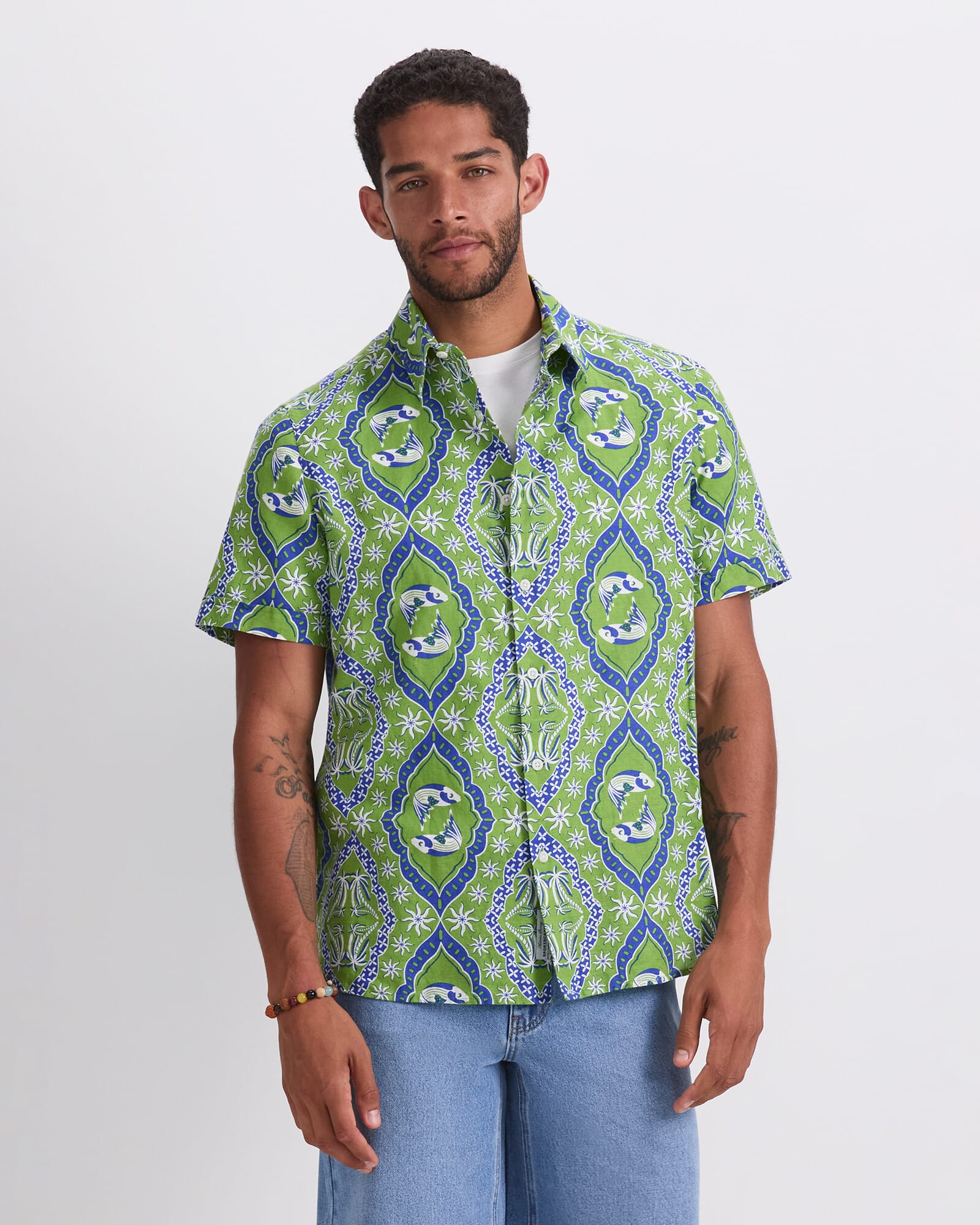 Bream Short Sleeve Print Shirt