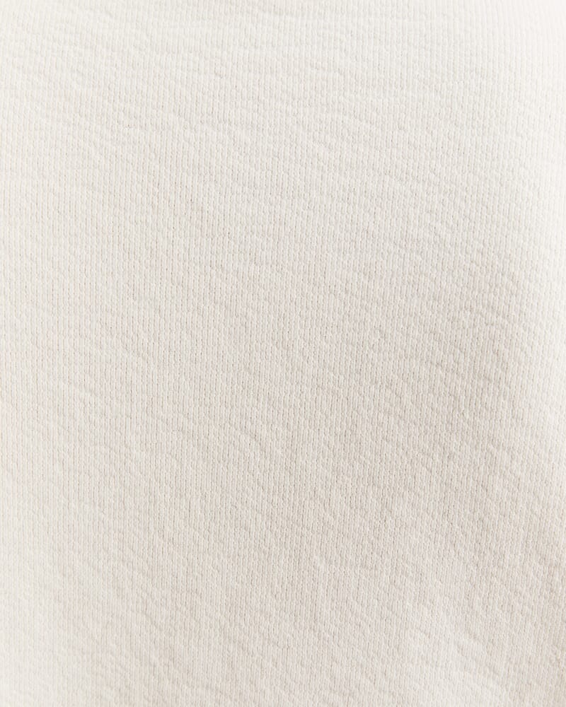 Crosby Textured Polo in MILK