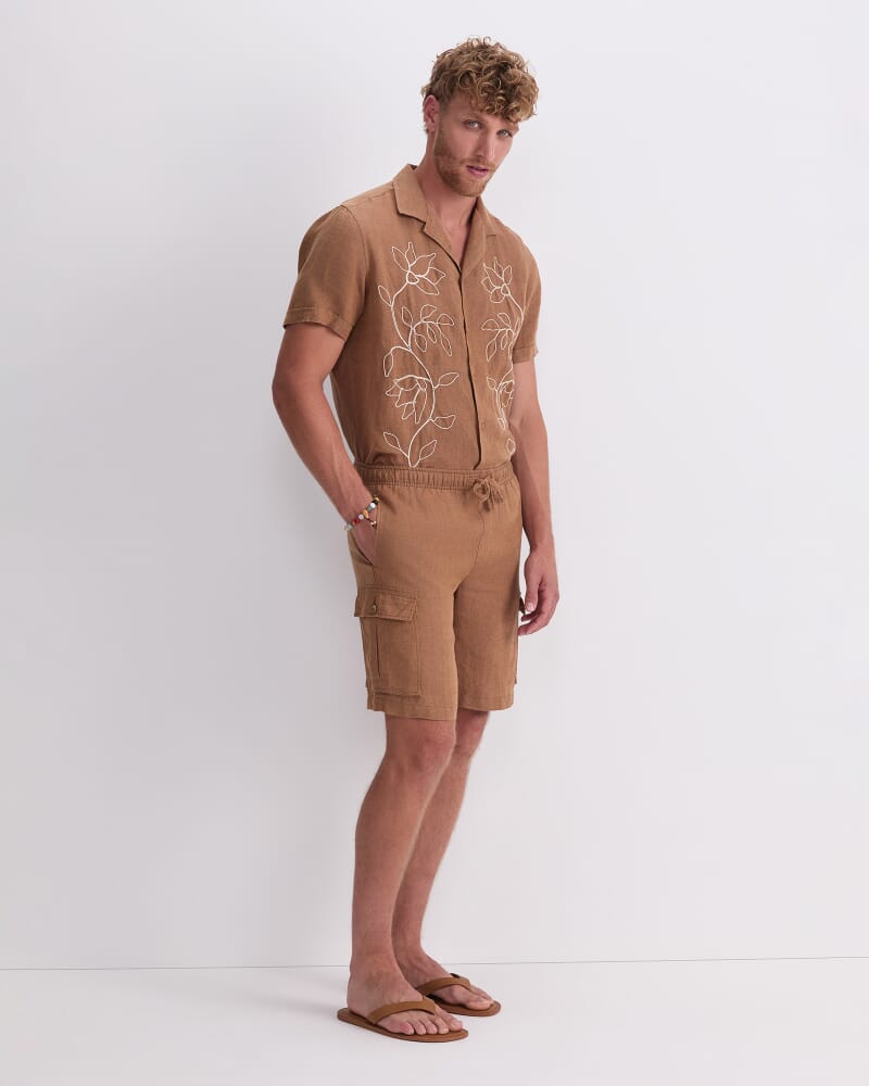 Caffery Cargo Short in CINNAMON