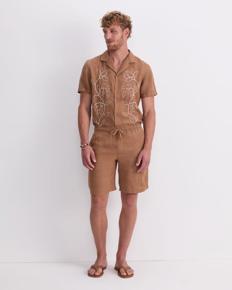 Caffery Cargo Short in CINNAMON