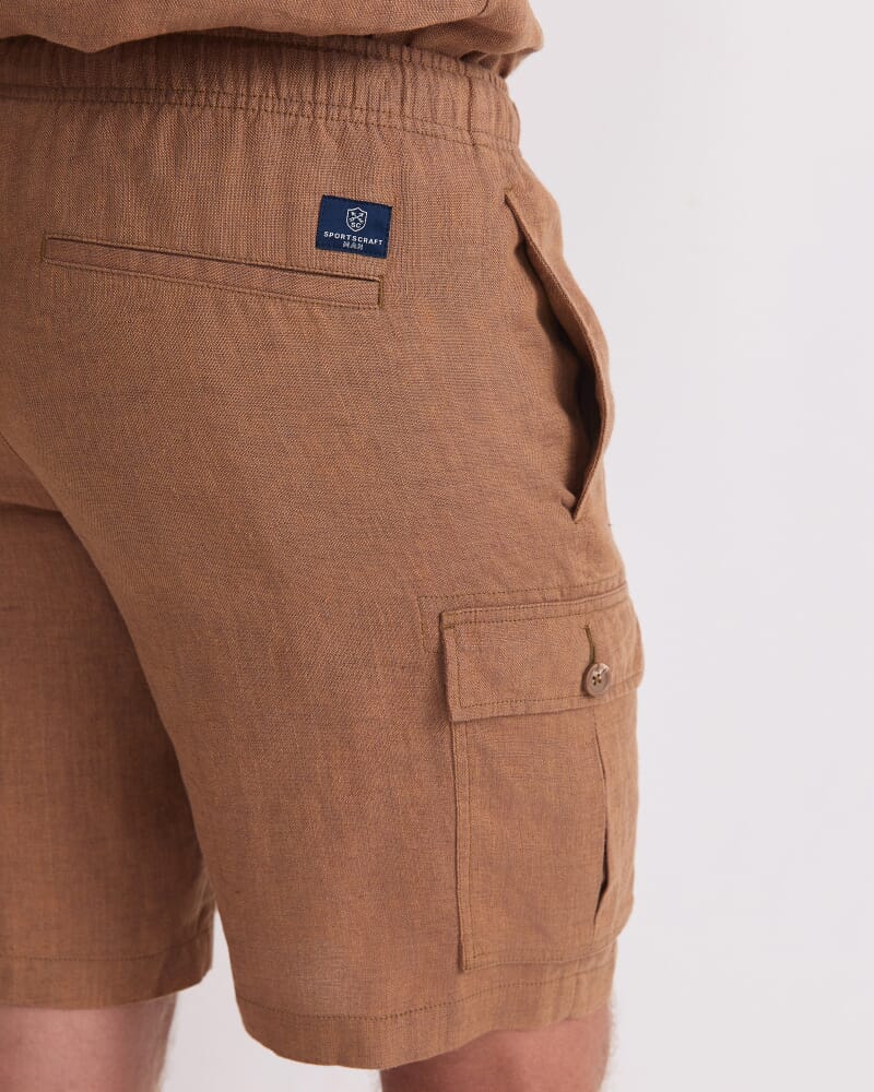 Caffery Cargo Short in CINNAMON