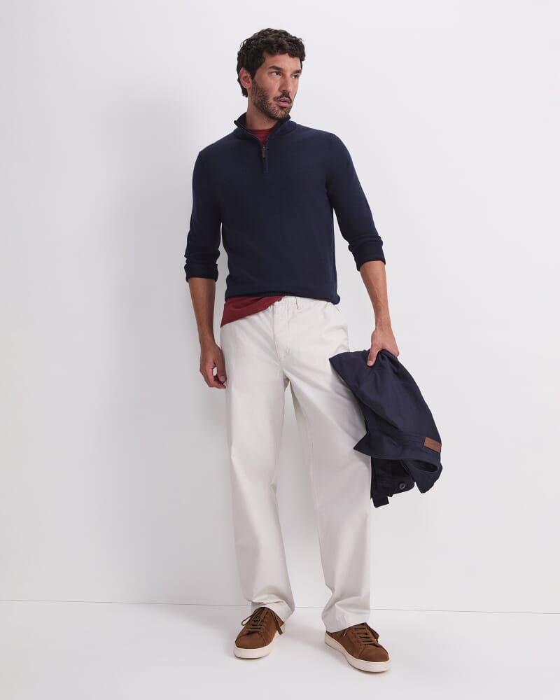 Classic Fit Chino in MILK
