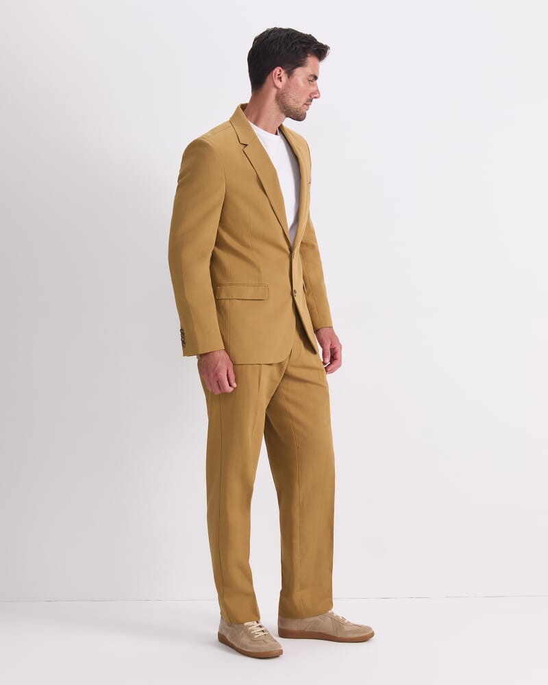 Alain Single Breasted Jacket in CAMEL