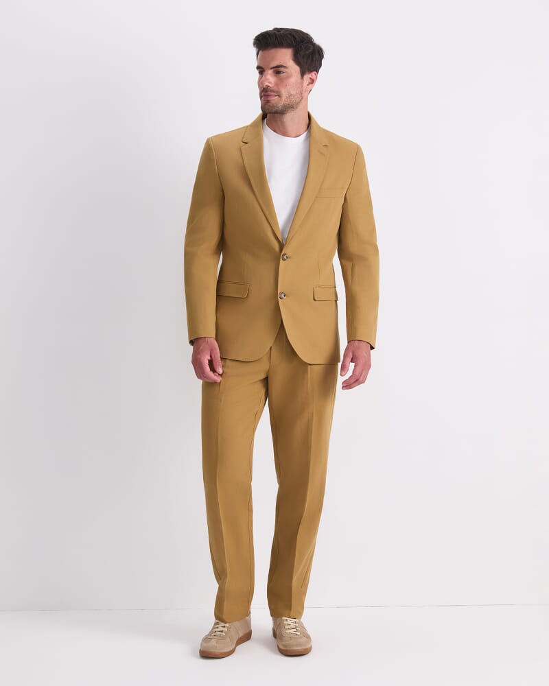 Alain Single Breasted Jacket in CAMEL