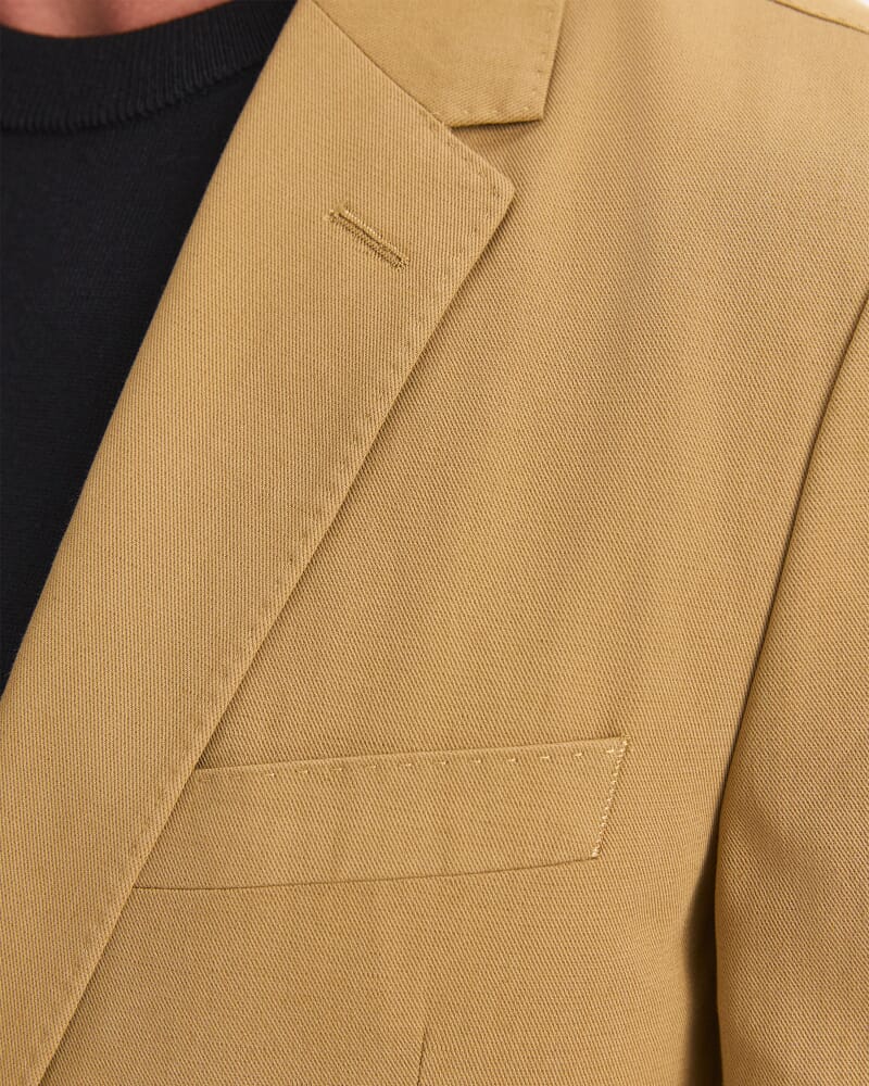 Alain Single Breasted Jacket in CAMEL