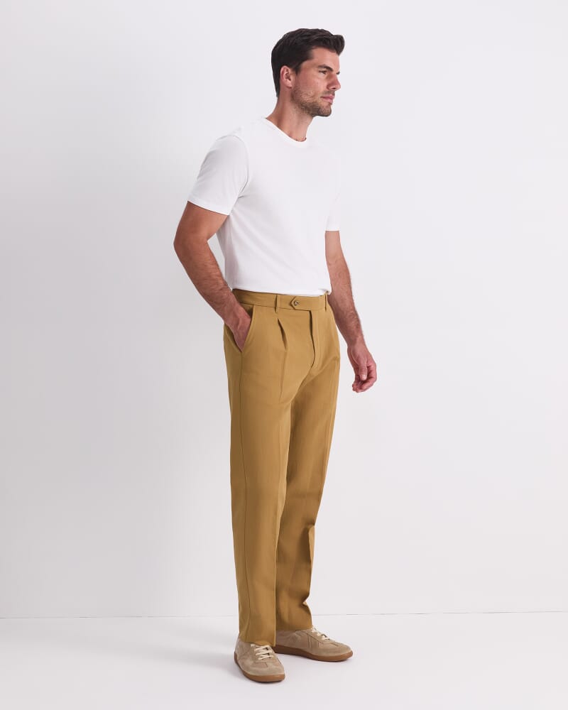Alain Tailored Pant in CAMEL