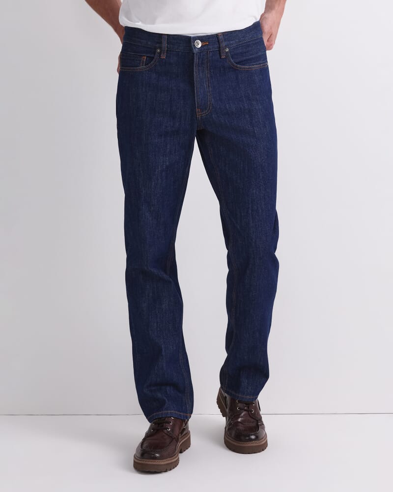 Anderson Straight Leg Jean in RAW INDIGO