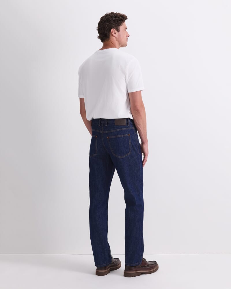 Anderson Straight Leg Jean in RAW INDIGO
