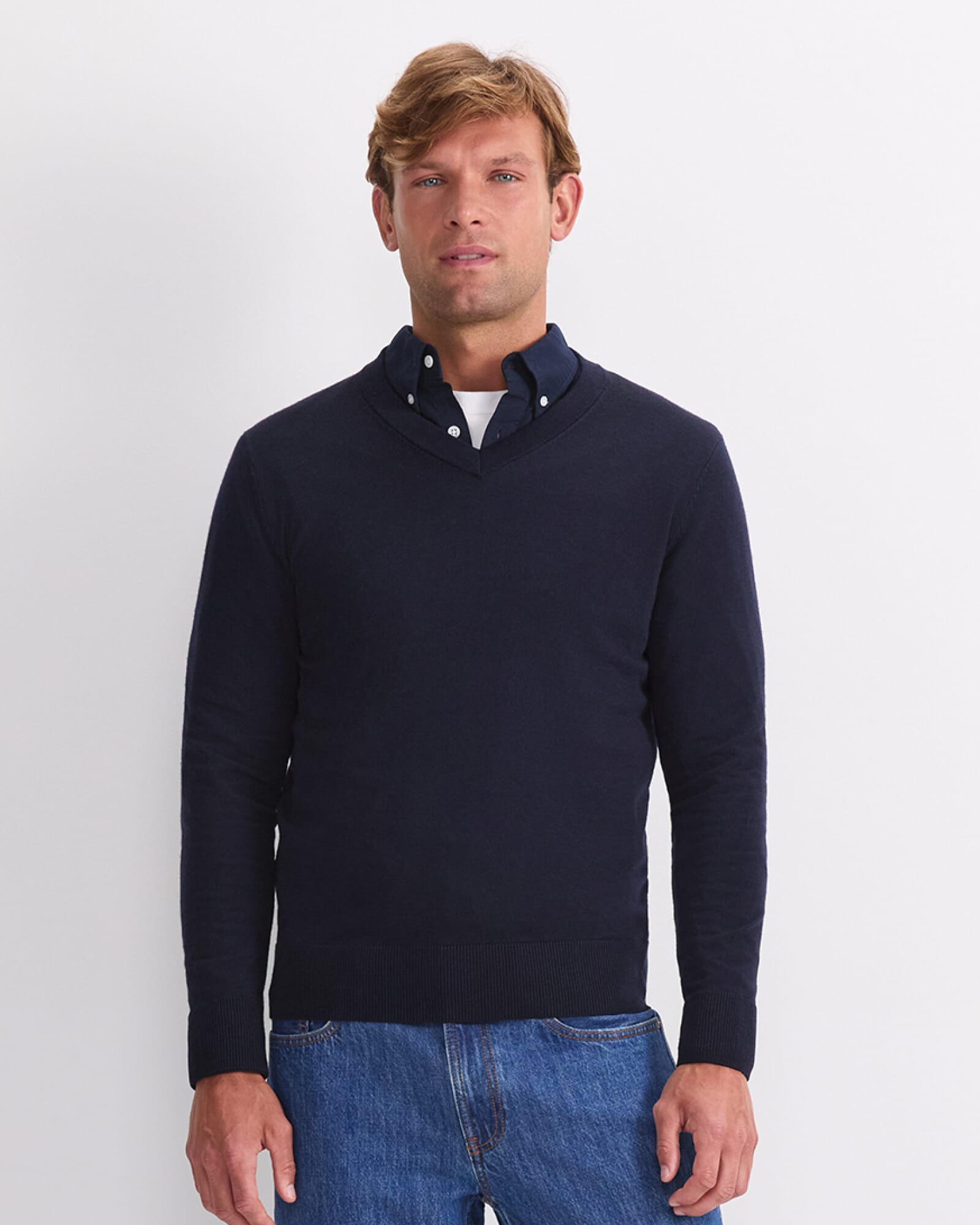Merino V-Neck Knit