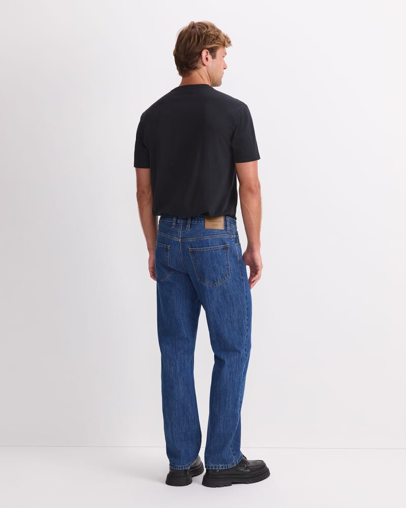 Anderson Straight Jean in MID BLUE