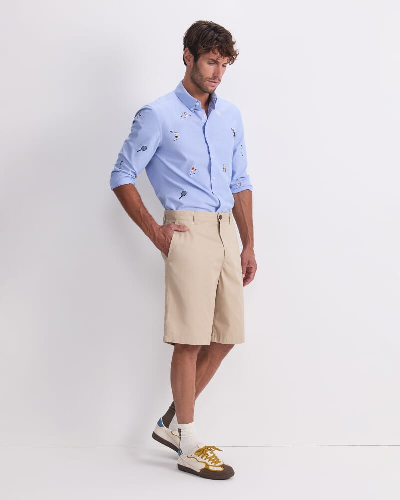 Relaxed Classic Short in LIMESTONE