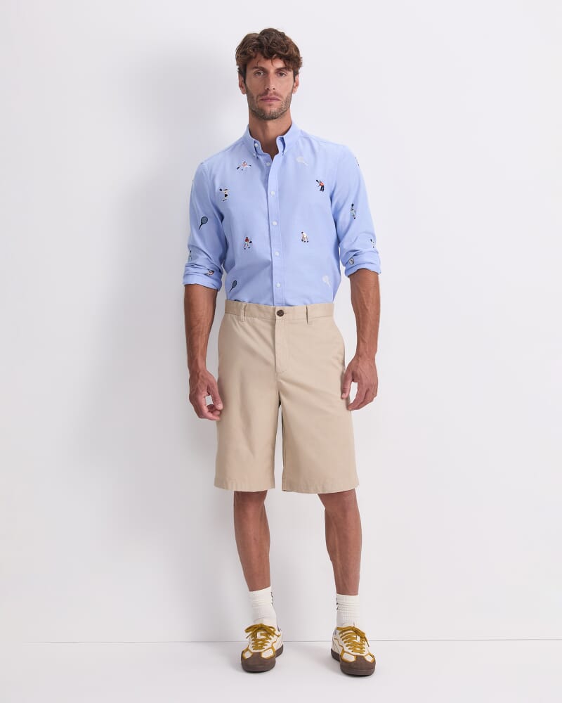 Relaxed Classic Short in LIMESTONE