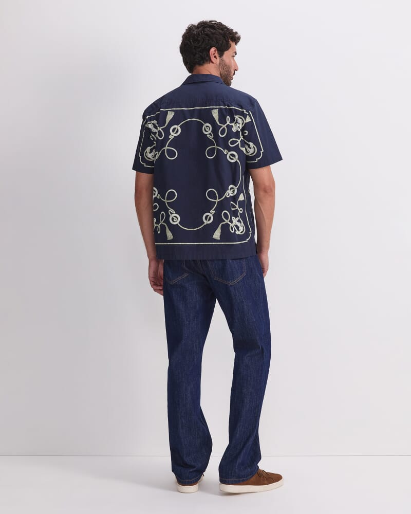 Sardinia Resort Shirt in NAVY