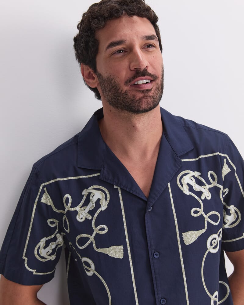 Sardinia Resort Shirt in NAVY